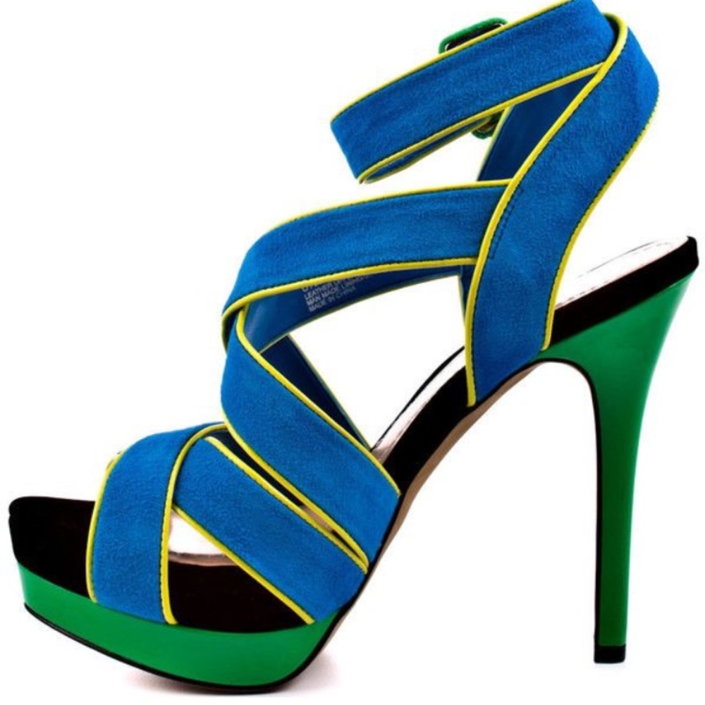 EUC Jessica Simpson leather heels